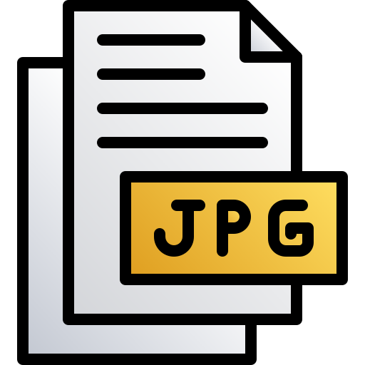 Jpg Generic gradient lineal-color icon