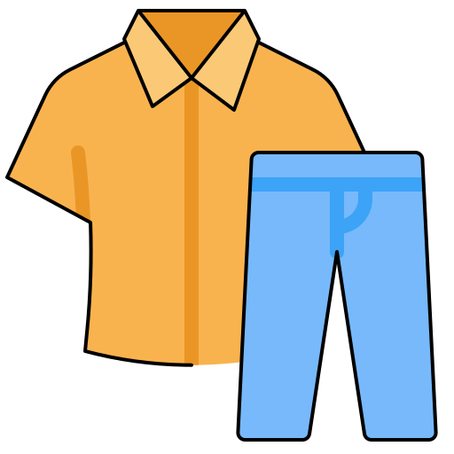 衣類 Generic color lineal-color icon