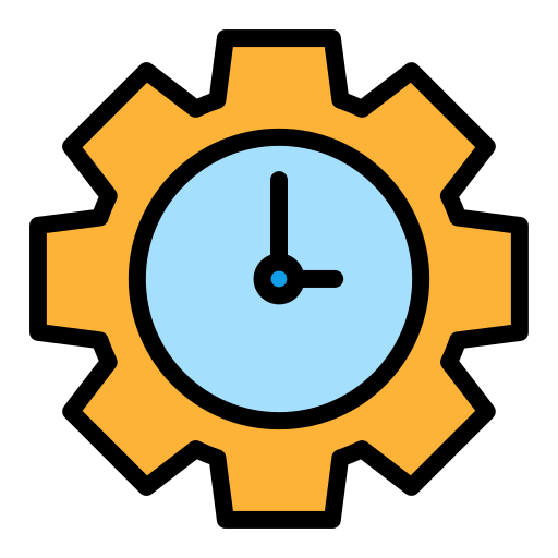Time setting Generic color lineal-color icon