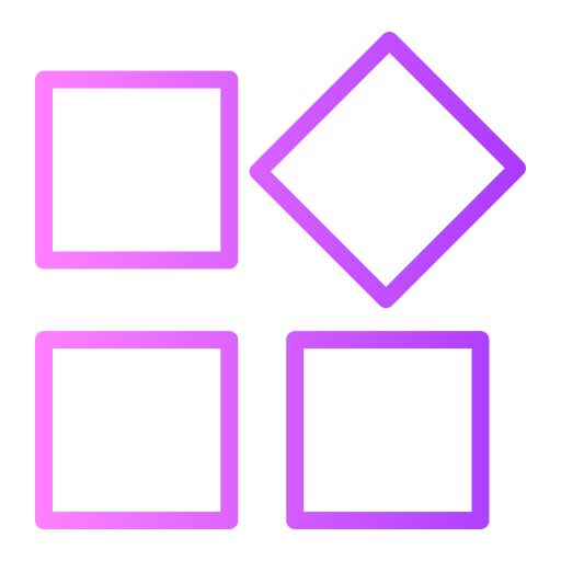 rozszerzenie Generic gradient outline ikona