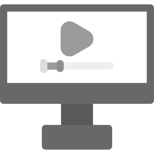 video Generic color fill icono