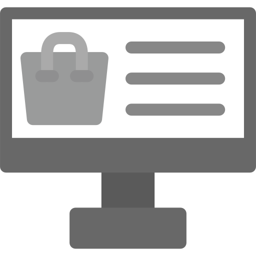 shopping en ligne Generic color fill Icône