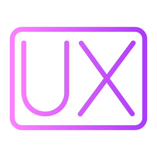 User experience Generic gradient outline icon