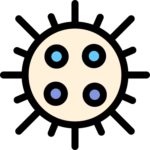 바이러스 Generic color lineal-color icon