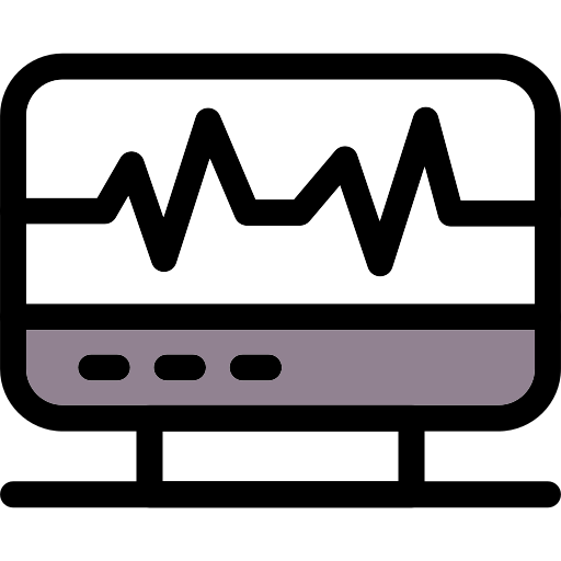 elektrocardiogram Generic color lineal-color icoon