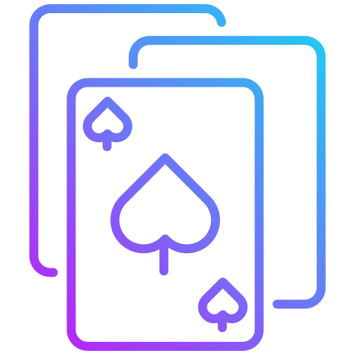cartes de poker Generic gradient outline Icône