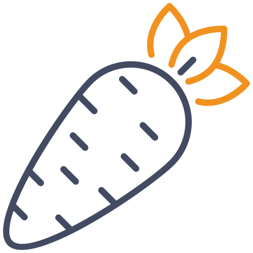 Морковь Generic color outline иконка