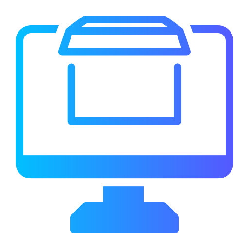 computer Generic gradient fill icon