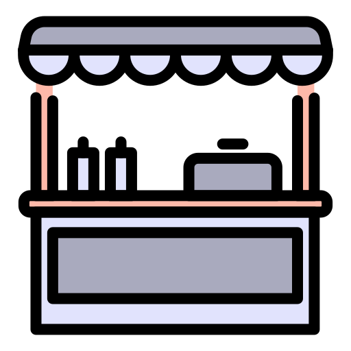 Food stall Generic color lineal-color icon