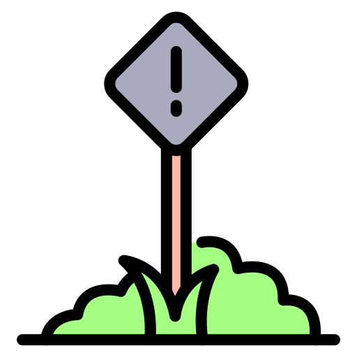 señal de tráfico Generic color lineal-color icono