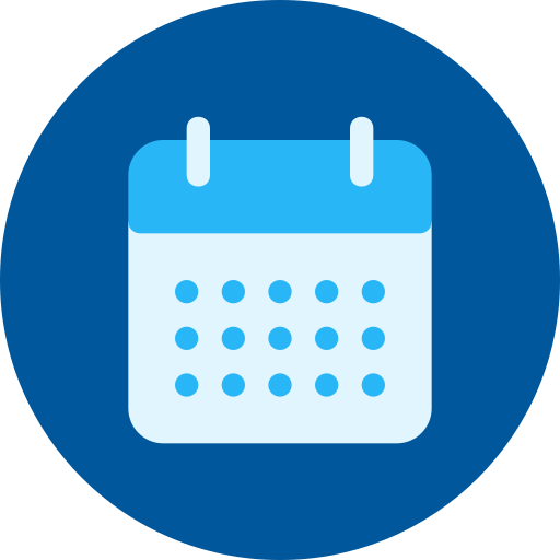 Calendar Generic color fill icon