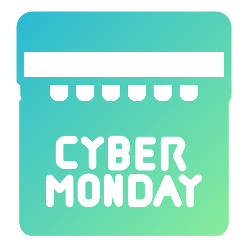 Cyber monday Generic gradient fill icon