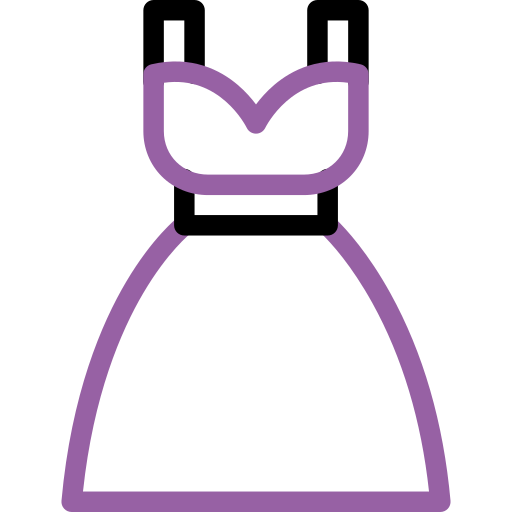 vestito Generic color outline icona