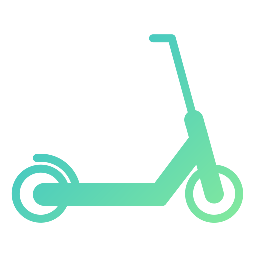elektrische scooter Generic gradient fill icoon