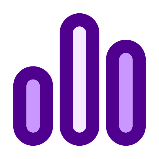Statistic Generic color lineal-color icon