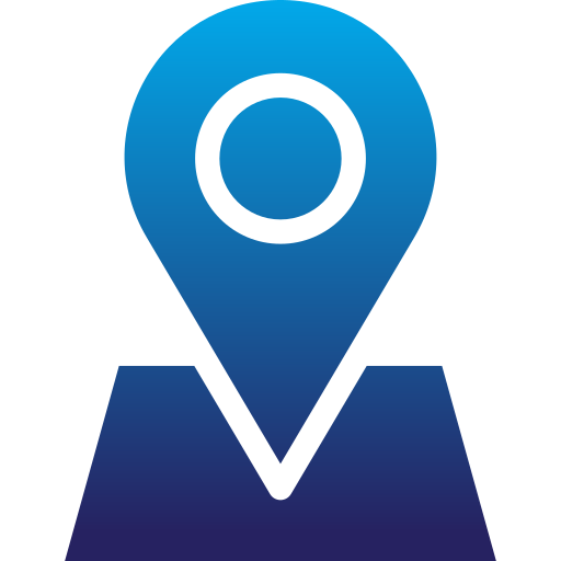 Map pointer Generic gradient fill icon