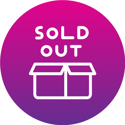 Sold out Generic gradient fill icon