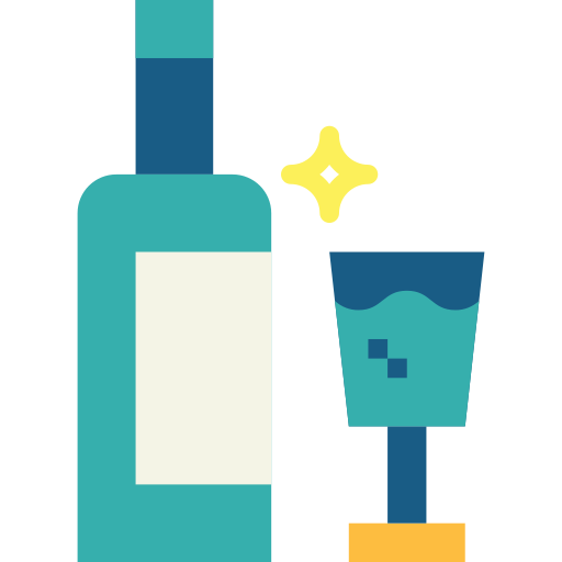 alkohol Smalllikeart Flat icon