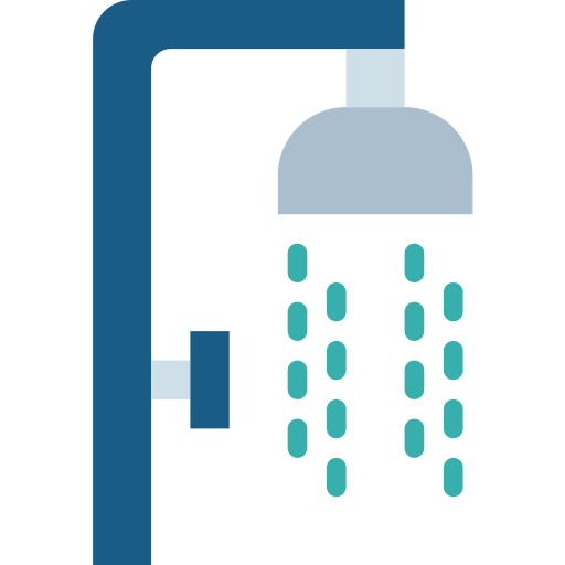 シャワー Smalllikeart Flat icon