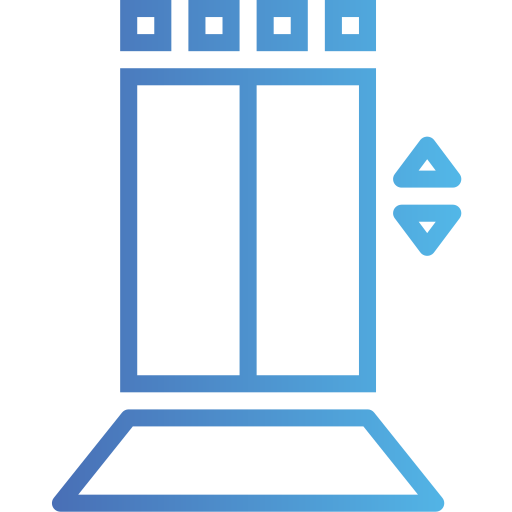 ascensor Smalllikeart Gradient icono