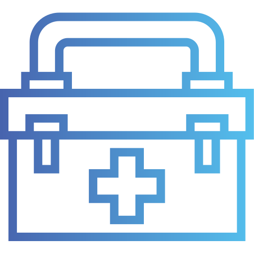 First aid kit Smalllikeart Gradient icon