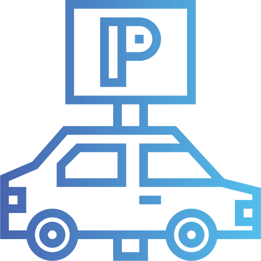 Parking Smalllikeart Gradient icon