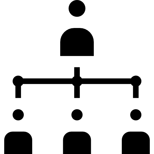 estructura jerarquica itim2101 Fill icono