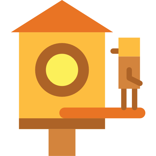 Birdhouse Smalllikeart Flat icon