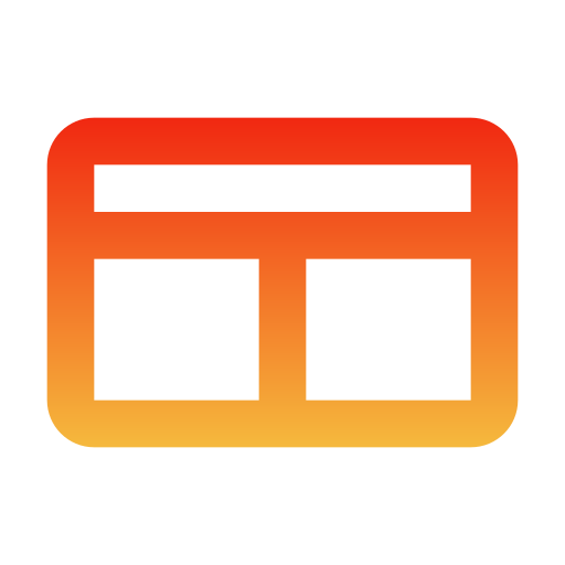 tisch Generic gradient outline icon