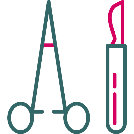 herramientas de cirugía Generic color outline icono