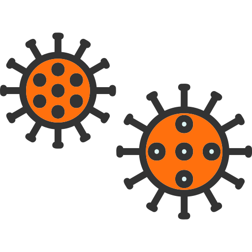 Bacteria Generic color lineal-color icon