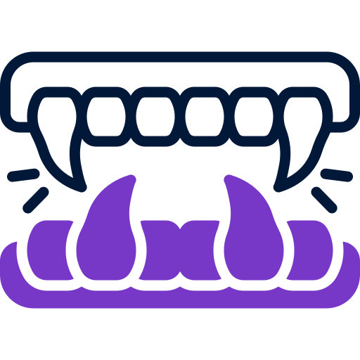 Fangs Generic color lineal-color icon
