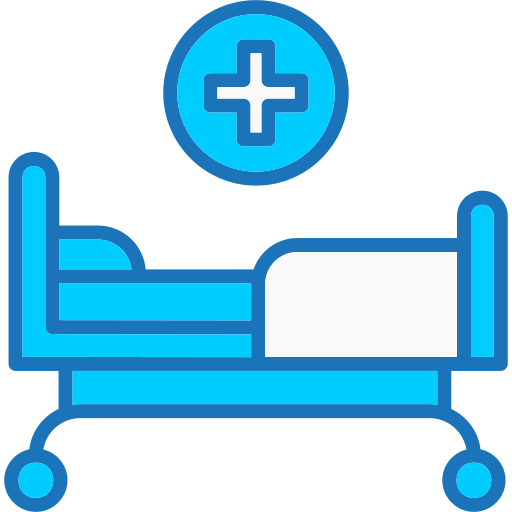病院用ベッド Generic color lineal-color icon