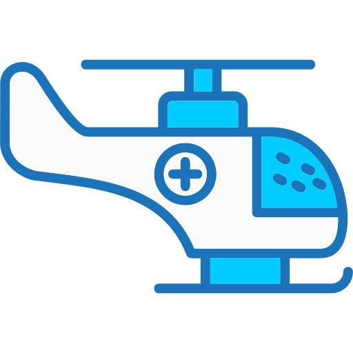 Helicopter Generic color lineal-color icon