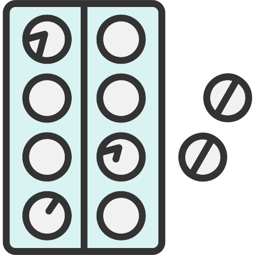 pigułki Generic color lineal-color ikona