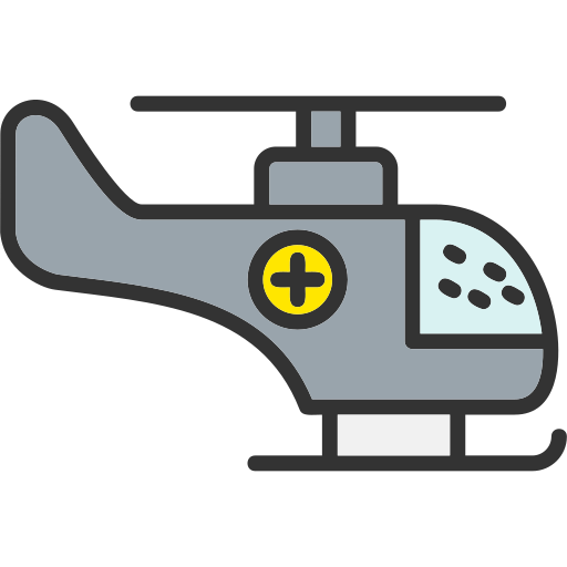 helicóptero Generic color lineal-color icono