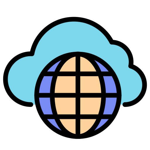 Cloud network Generic color lineal-color icon
