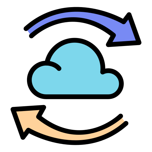 cloud-synchronisierung Generic color lineal-color icon