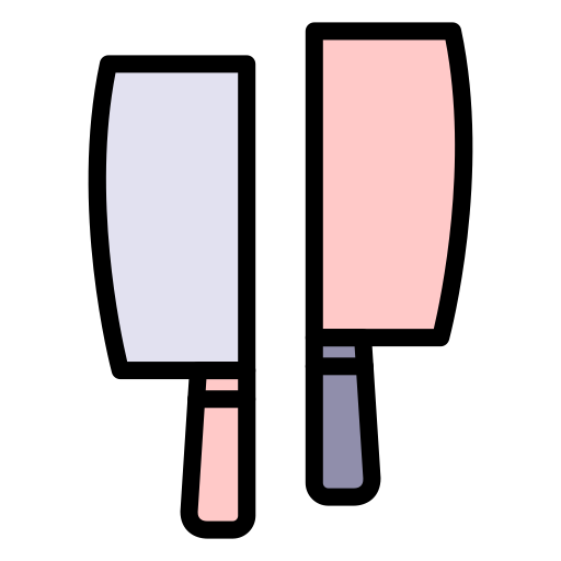 nóż rzeźniczy Generic color lineal-color ikona