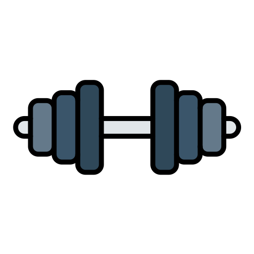 Barbells Generic color lineal-color icon