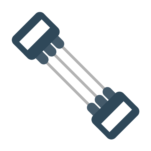 Chest expander Generic color fill icon