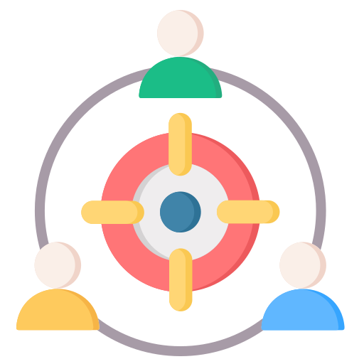 Focus group Generic color fill icon