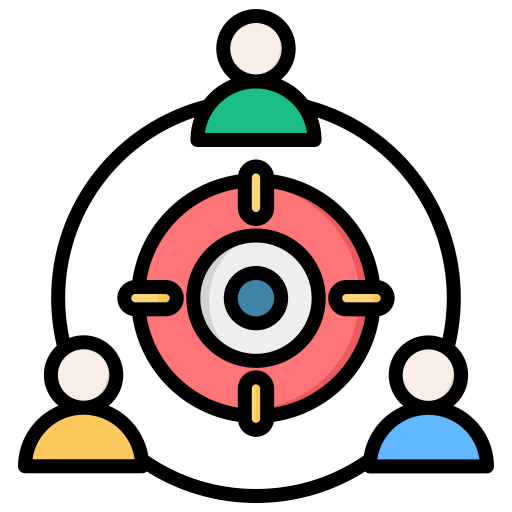 grupo de enfoque Generic color lineal-color icono