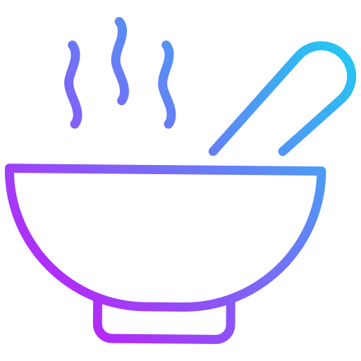 sopa caliente Generic gradient outline icono