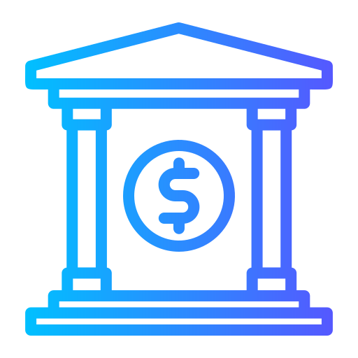 banco Generic gradient outline icono
