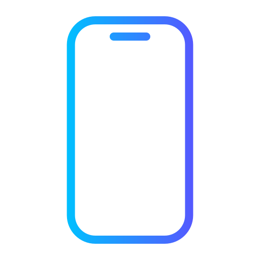 mobiltelefon Generic gradient outline icon