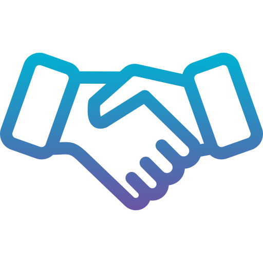 Shaking hands Generic gradient outline icon