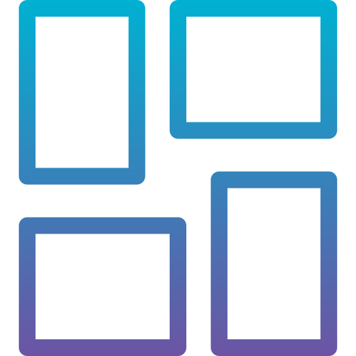 pannello di controllo Generic gradient outline icona