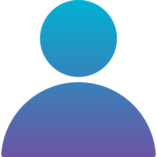 Avatar Generic gradient fill icon