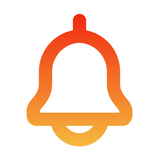 Bell Generic gradient outline icon